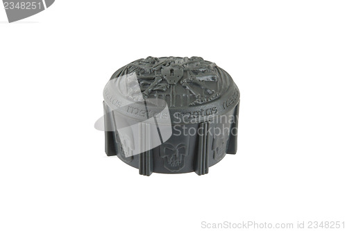 Image of Plastic box with skulls on it