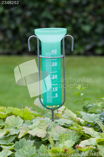 Image of Green rain meter