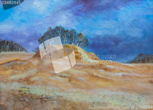 Image of Painting of a hill 