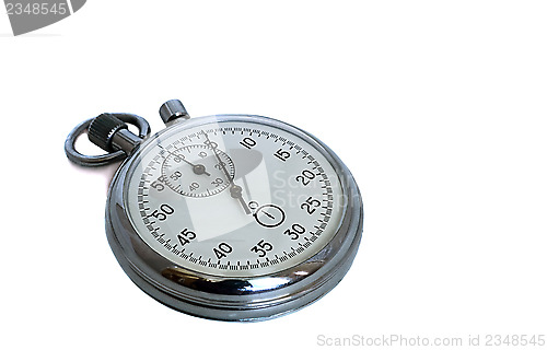 Image of Stopwatch. Presented on a white background.