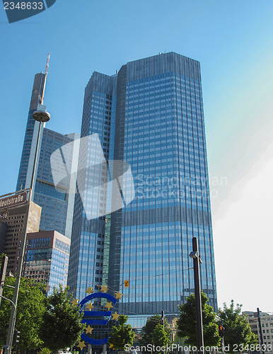 Image of European Central Bank in Frankfurt