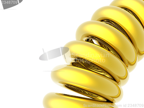Image of golden coil