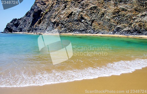 Image of Calm beach at Odeceixe, Algarve, Portugal