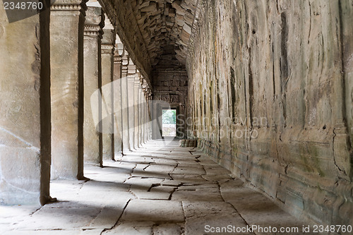 Image of Outer Corridor of Angkor Wat, Cambodia