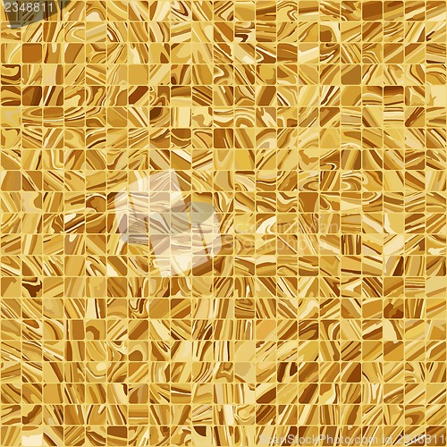Image of Gold mosaic background. EPS 8