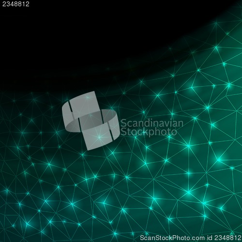 Image of Abstract blue Lines Background. EPS 10