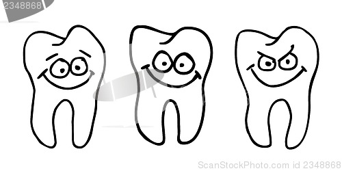 Image of funny tooth