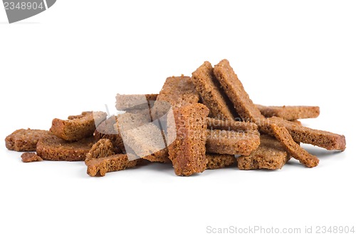 Image of Small pile of rye bread crusts