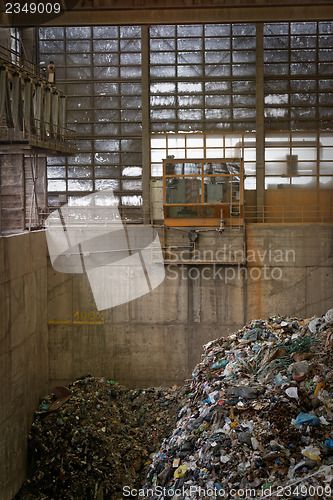 Image of Waste processing plant interior