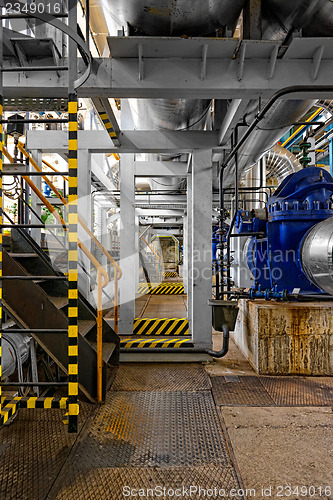 Image of Industrial interior of a power plant