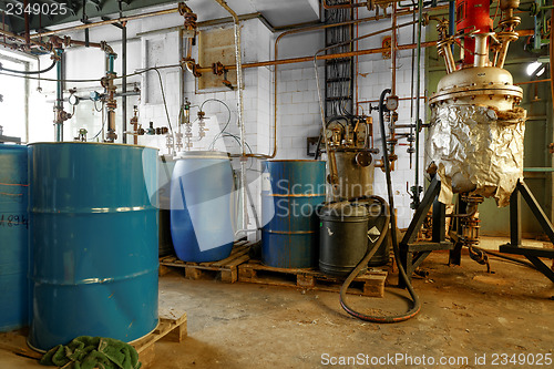 Image of Chemical waste dump with a lot of barrels