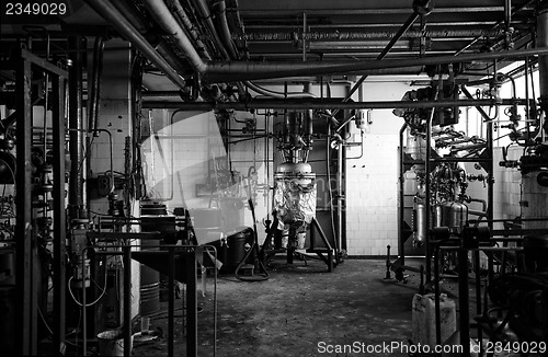 Image of Lots of pipes at a chemical facility