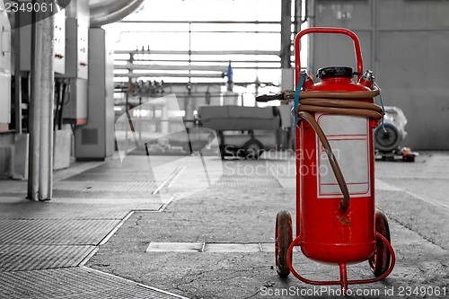 Image of Industrial fire extinguisher