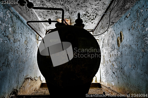 Image of Storage tank at abandoned factory