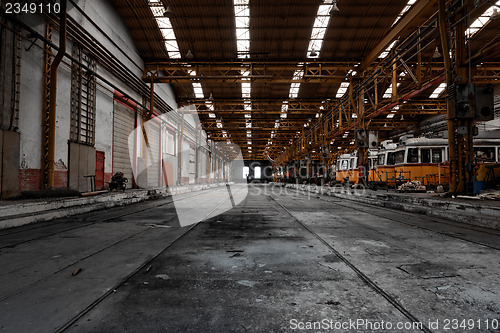 Image of Interior of a vehicle repair station