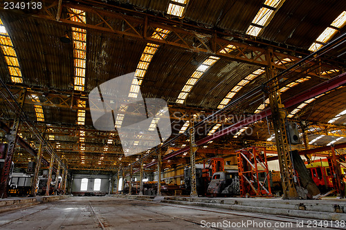 Image of Interior of a vehicle repair station