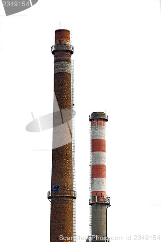 Image of Tall industrial chimney