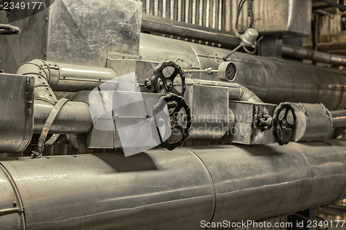 Image of Pipes of a thermal power plant