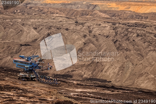 Image of Industrial landscape of a working mine