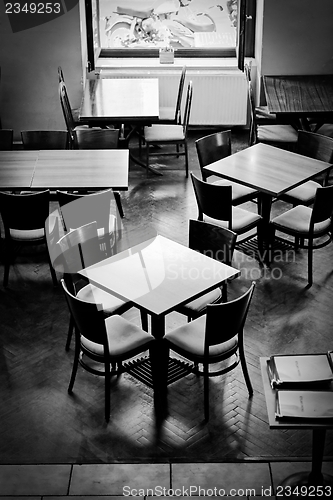 Image of Interior of a traditional hungarian restaurant