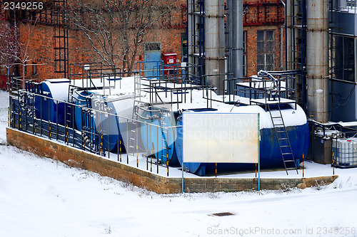 Image of Chemical waste dump with a lot of barrels