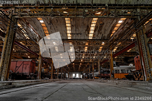 Image of Interior of a vehicle repair station