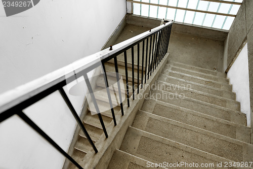 Image of Old industrial staircase