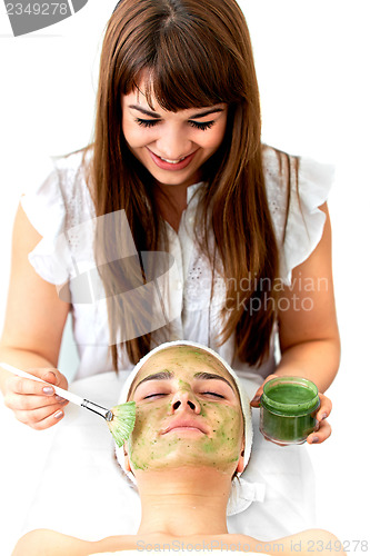 Image of Healthcare treatment at the beauty salon