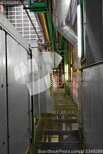 Image of Industrial interior of a power plant