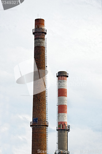 Image of Tall industrial chimney