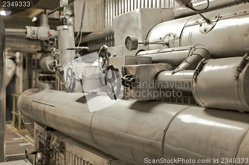 Image of Pipes of a thermal power plant