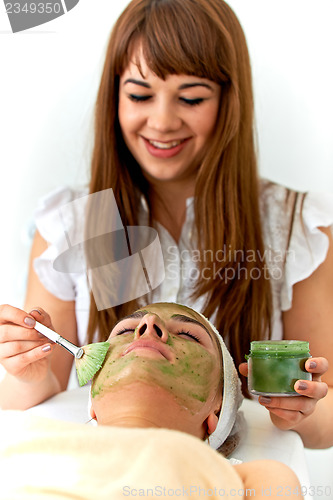 Image of Healthcare treatment at the beauty salon