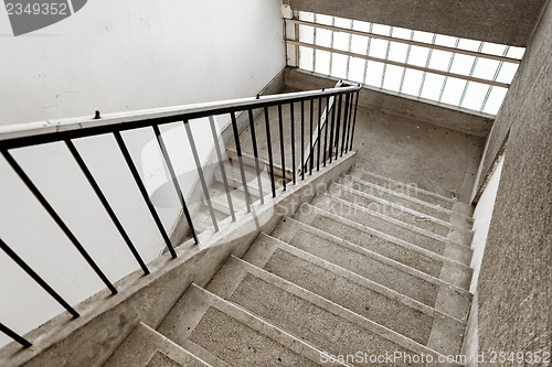 Image of Old industrial staircase