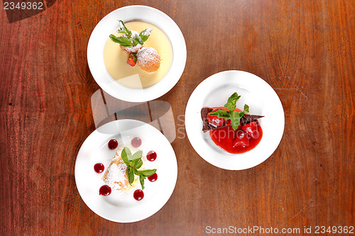 Image of Traditional hungarian desserts on the table