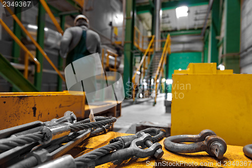 Image of Industrial interior with tools