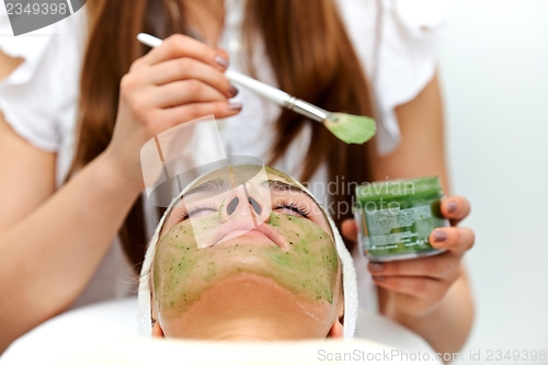 Image of Healthcare treatment at the beauty salon