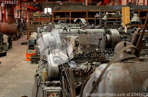 Image of Industrial machines in a factory 