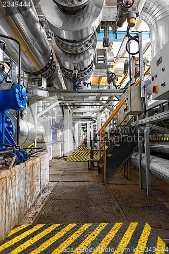 Image of Industrial interior of a power plant