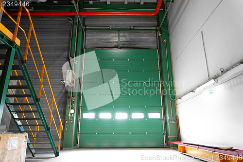 Image of Large industrial door on a warehouse