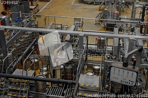 Image of Beer factory interior