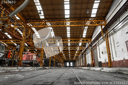 Image of Interior of a vehicle repair station