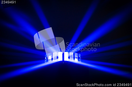 Image of Bright disco lights and lasers
