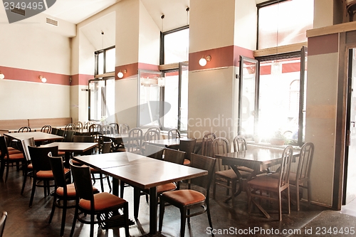 Image of Interior of a traditional hungarian restaurant