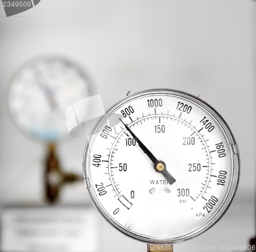 Image of Gas gauge closeup