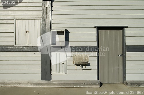 Image of warehouse door