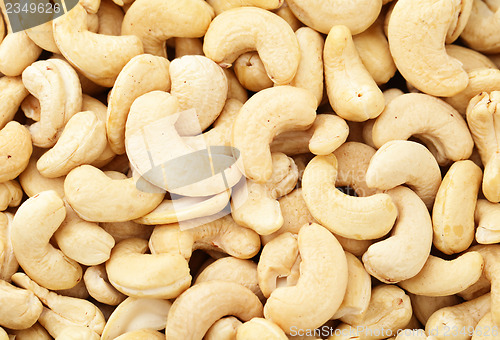 Image of Cashew nuts closeup