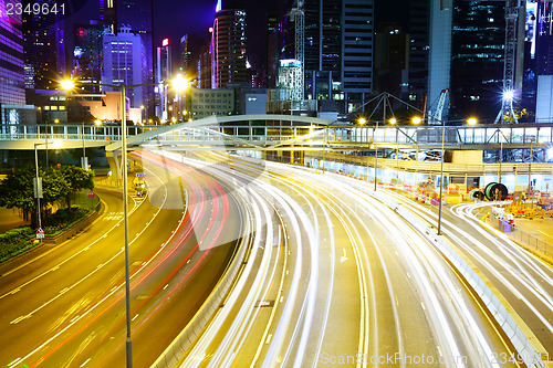 Image of Traffic light on highway