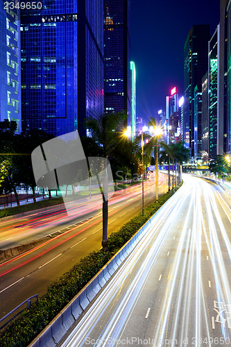 Image of Traffic light on road