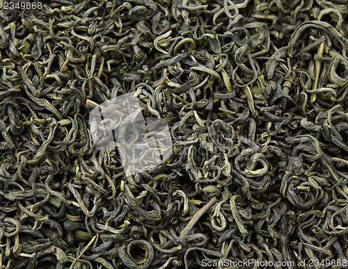Image of Chinese green tea background 