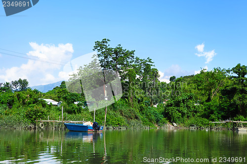 Image of Countryside with lake 